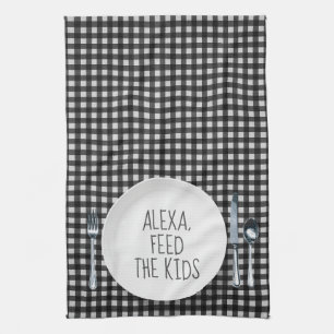 Alexa-Kommandant-Humor Geschirrtuch