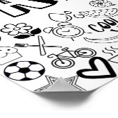 "ALEXA" - Kontur-Design Poster (Ecke)