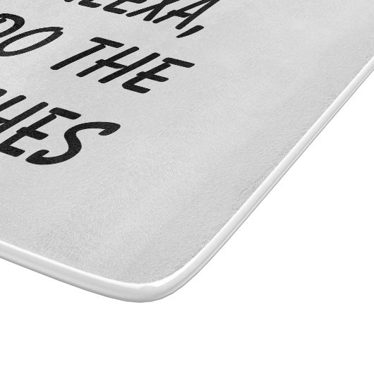 Alexa, mach die Geschirr Schneidebrett (Ecke)