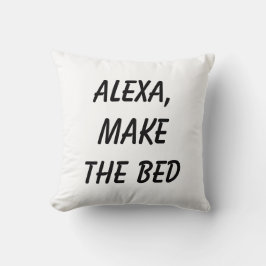 Alexa, machen Sie das Bett Kissen