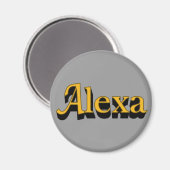 Alexa Magnet (Vorderseite/Rückseite)