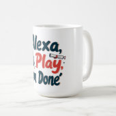 Alexa, Play, ich bin fertig Kaffeetasse (VorderseiteRechts)