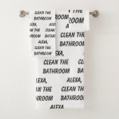 Alexa, reinigen Sie das Badezimmer Badhandtuch Set (Insitu)