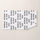 Alexa, reinigen Sie das Badezimmer Badhandtuch Set (Handtuch)