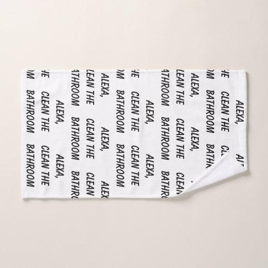 Alexa, reinigen Sie das Badezimmer Badhandtuch Set (Handtuch)