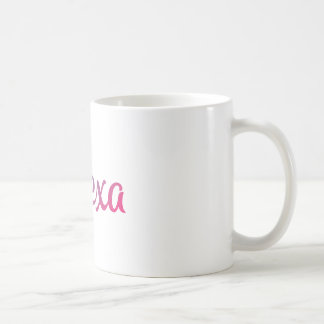 Alexa stilvoller Cursive Kaffeetasse