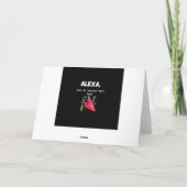 Alexa, überspringe meinen Geburtstag in diesem Jah Karte (Rückseite)