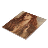 Alexa Wilding (elegante junge Dame mit rotem Haar) Fliese (Seite)