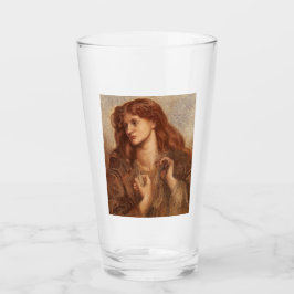 Alexa Wilding (elegante junge Dame mit rotem Haar) Glas