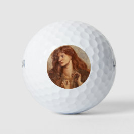 Alexa Wilding (elegante junge Dame mit rotem Haar) Golfball