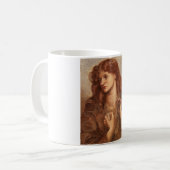 Alexa Wilding (elegante junge Dame mit rotem Haar) Kaffeetasse (Vorderseite Links)