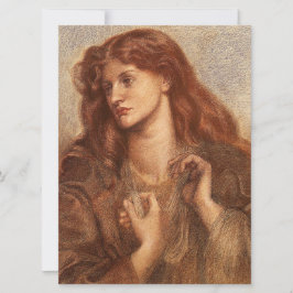 Alexa Wilding (elegante junge Dame mit rotem Haar) Karte