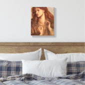 Alexa Wilding (elegante junge Dame mit rotem Haar) Leinwanddruck (Insitu (Schlafzimmer))