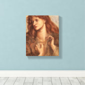 Alexa Wilding (elegante junge Dame mit rotem Haar) Leinwanddruck (Insitu (Holzboden))