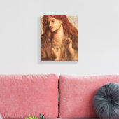 Alexa Wilding (elegante junge Dame mit rotem Haar) Leinwanddruck (Insitu (Wohnzimmer))