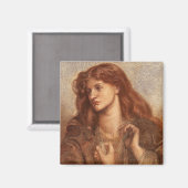 Alexa Wilding (elegante junge Dame mit rotem Haar) Magnet (Vorderseite/Rückseite)