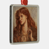 Alexa Wilding (elegante junge Dame mit rotem Haar) Ornament Aus Metall (Rechts)