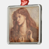 Alexa Wilding (elegante junge Dame mit rotem Haar) Ornament Aus Metall (Links)