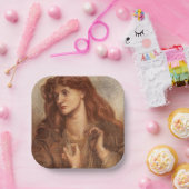 Alexa Wilding (elegante junge Dame mit rotem Haar) Pappteller (Party)