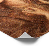 Alexa Wilding (elegante junge Dame mit rotem Haar) Poster (Ecke)