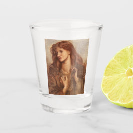 Alexa Wilding (elegante junge Dame mit rotem Haar) Schnapsglas