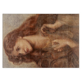 Alexa Wilding (elegante junge Dame mit rotem Haar) Schneidebrett