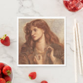 Alexa Wilding (elegante junge Dame mit rotem Haar) Serviette (Beispiel)