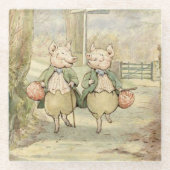 Alexander and Pigling Bland von Beatrix Potter Glasuntersetzer (Vorderseite)