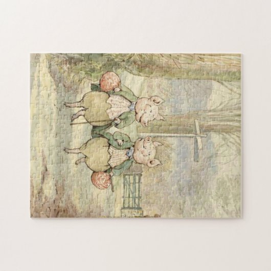 Alexander and Pigling Bland von Beatrix Potter Puzzle (Horizontal)
