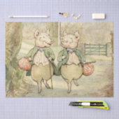 Alexander and Pigling Bland von Beatrix Potter Seidenpapier (Handwerk)