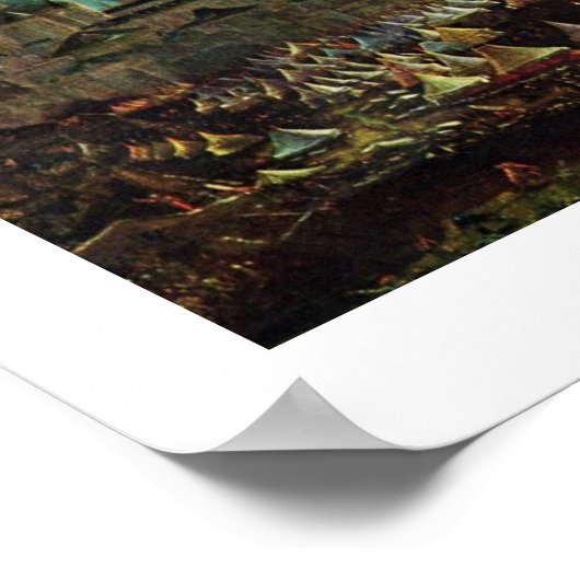 Alexander Battle Details von Altdorfer, Albrecht Poster (Ecke)