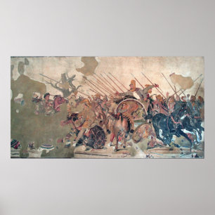 Alexander bei Issus Poster