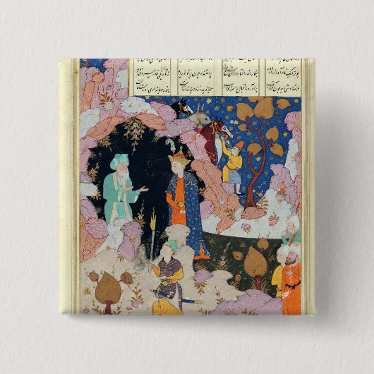 Alexander besucht einen Einsiedler Button (Vorderseite)