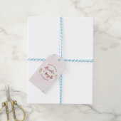 Alexander & Brigitte Hochzeit Geschenkanhänger (Mit Garn)