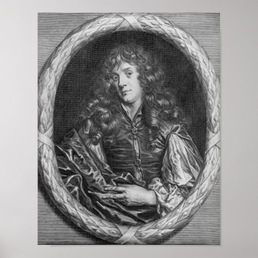 Alexander Browne, Gravur von Pieter de Jode Poster (Vorne)