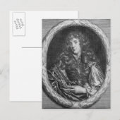 Alexander Browne, Gravur von Pieter de Jode Postkarte (Vorne/Hinten)