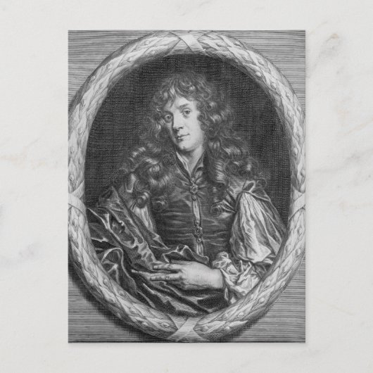 Alexander Browne, Gravur von Pieter de Jode Postkarte (Vorderseite)