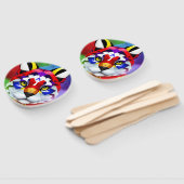 Alexander Cat Paddle-Fans Fächer (Non-assembled)