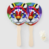 Alexander Cat Paddle-Fans Fächer (Vorne und Hinten)