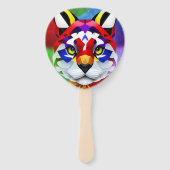 Alexander Cat Paddle-Fans Fächer (Rückseite)