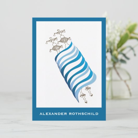 Alexander Chanoch Einladung (Stehend Vorderseite)