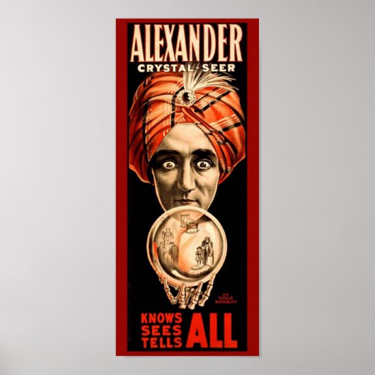 Alexander Crystal Seer Magic Poster (Vorne)