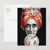 Alexander, Crystal Seer weiß, sieht, erzählt alles Postkarte (Vorne/Hinten)