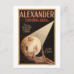 Alexander, Crystal "Von der Wiege bis zur Bahre" M Postkarte