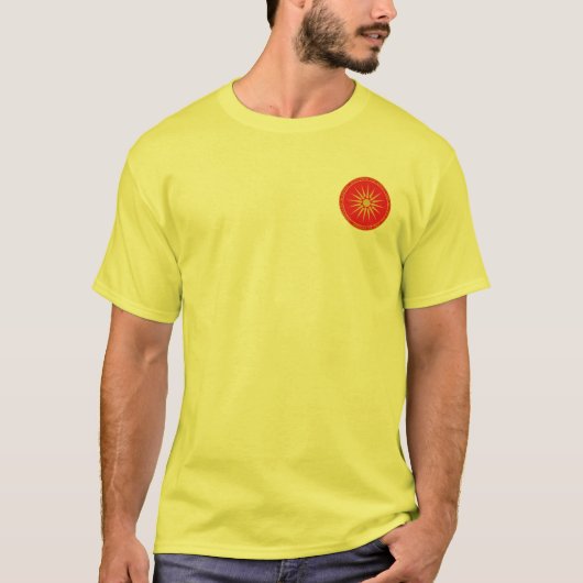 Alexander das große mazedonische Rot-u. GoldShirt T-Shirt (Vorderseite)
