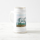 Alexander das Pferd, USA 1840 Bierglas (Vorderseite Links)