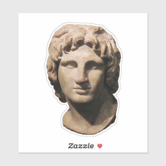 Alexander der Große Aufkleber (Blatt)