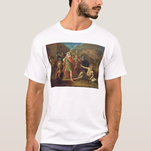 Alexander der Große-Besuche Diogenes in Korinth T-Shirt (Vorderseite)