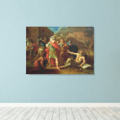 Alexander der Große besucht Diogenes in Corinth Leinwanddruck (Insitu (Holzboden))