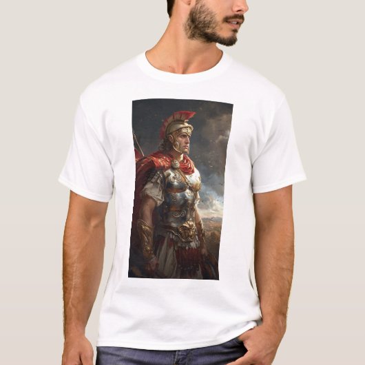 Alexander der Große im T - Shirt der Schlacht (Vorderseite)